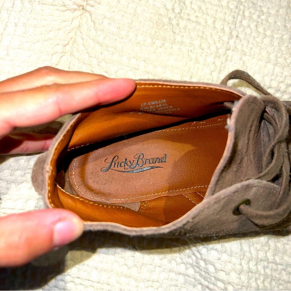 Lucky brand platform shoes